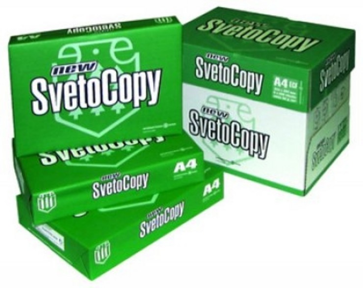 Офисная бумага SvetoCopy А4, 80 г/м, 500 л. класс 